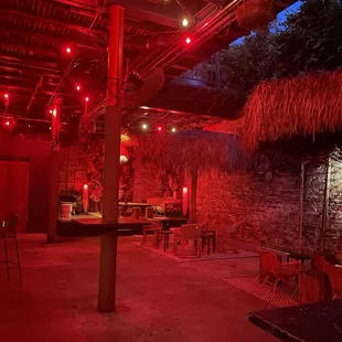 Towards the back of the lounge