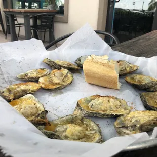 Chargrilled oysters