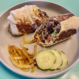 Steak burrito