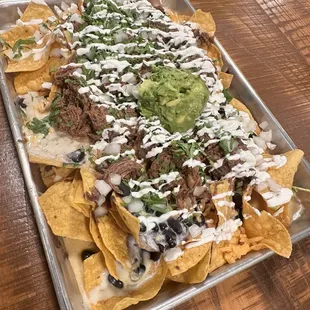 Brisket nachos