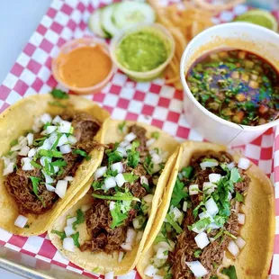 Birria tacos