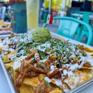 Al pastor nachos