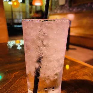 Even the water is fancy