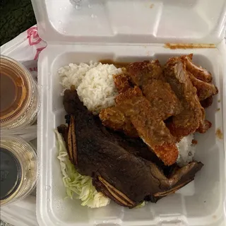 1/2 SHORT RIBS COMBO