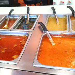 Buffet warming bins