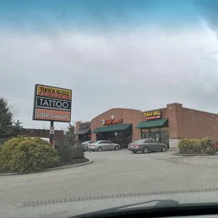 Outside