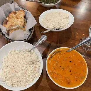 C-2. Butter Chicken C-6. Saag Chicken B-6. Cheese Naan