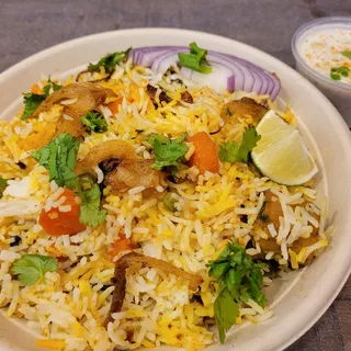 Veg Dum Biryani (V, GF)
