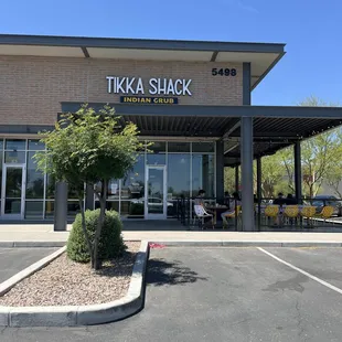 Outside look at Tikka Shack