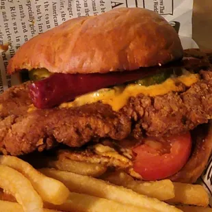 Spicy Chicken Tikka Sandwich