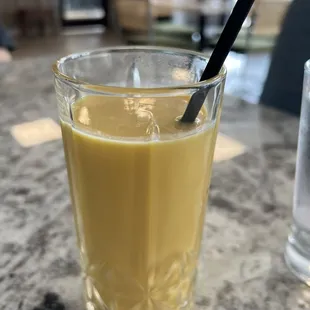 Mango lassi - yum!