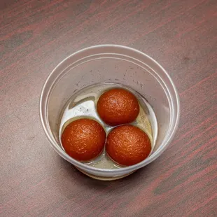 Deep fried Milk balls in Sweet Syrup | Gulab Jamun By TikkaTemple - Indian Restaurant of Katy TX