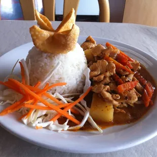 Massaman Curry, one of Thursday&apos;s lunch specials.