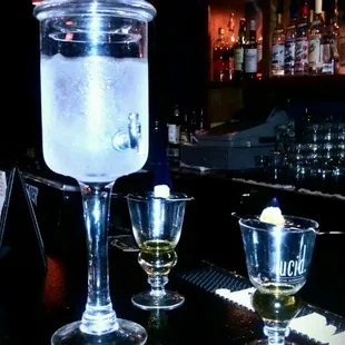 absinthe shot set up