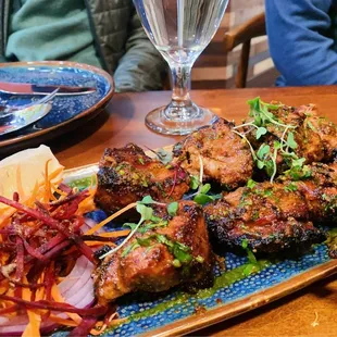 Lamb boti kebab