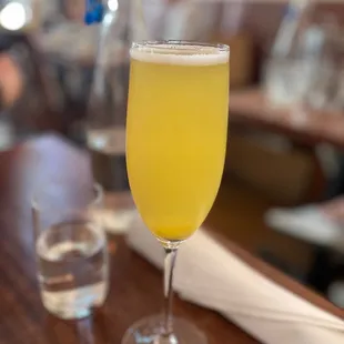 Mimosa with fresh squeezed juice