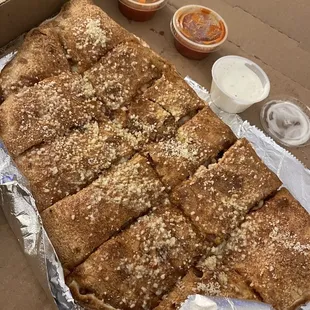Barbecue chicken calzone 14 inch