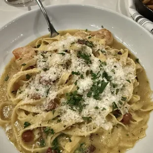 Shrimp Carbonara