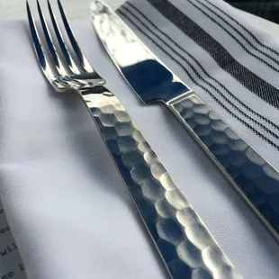 Random pic. They replace your silverware often during the meal.