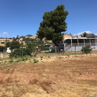 Houses across from the group sites...good is you have a few dozen ppl.