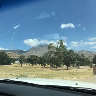 Excuse the view...we were driving through the group sites.  Lots of space!