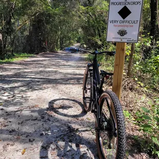 Testing the new bike on the Jump Lines