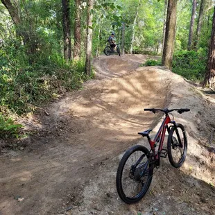 New berms added along WKC trail (May2021)