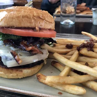 Forgot the name but, try their burger! It&apos;s very good!!