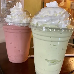05.14.22 Strawberry Banana Smoothie and Avocado Smoothie