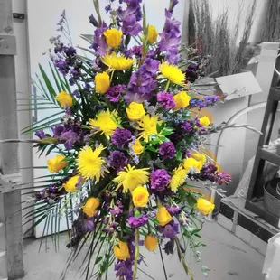 Custom Sympathy Easel Spray