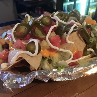 nachos, food