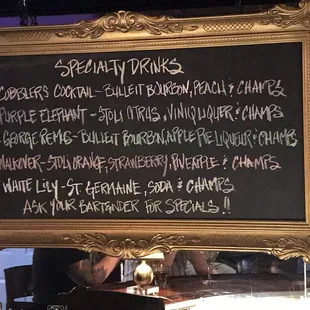 Drinks - May 2019