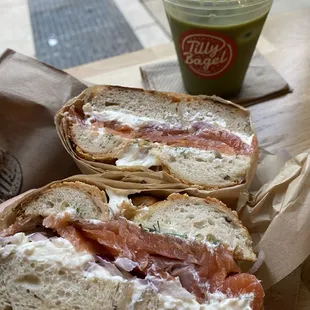 Lox bagel