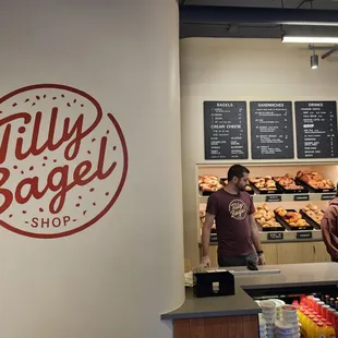 Tillybagel with daily specials