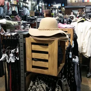 Huge selection of floppy hats