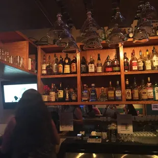 the bar