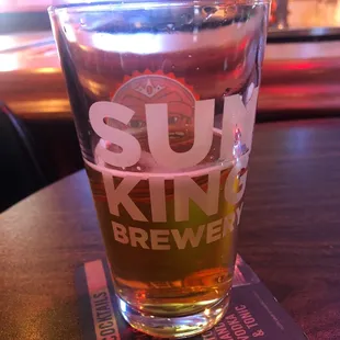 a pint of beer