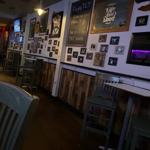 Read the chalkboard!