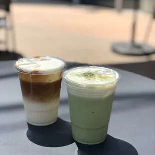 Cloud Latte &amp; Cloud Matcha