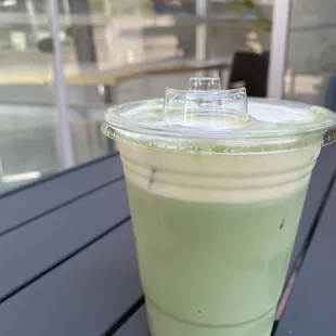 Hot Matcha Cloud Foam