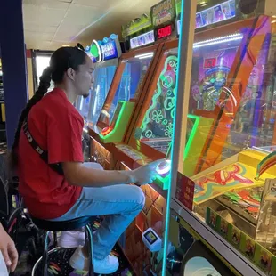 Bruddah getting his game on before playing with baby again