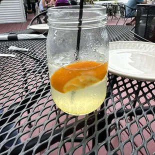 Sweet Peach cocktail. Didn't think to take a photo until I was almost done.