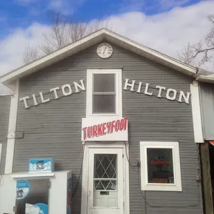 Main entrance to Tilton Hilton