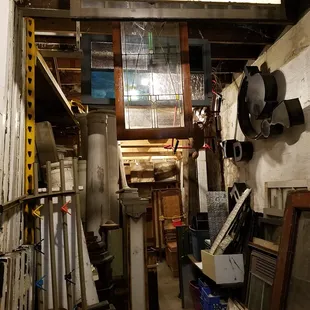 lots of small rooms filled with salvaged pieces