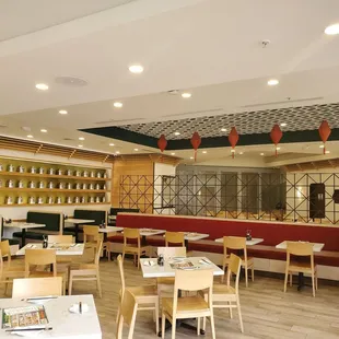 interior, sushi and sashimi