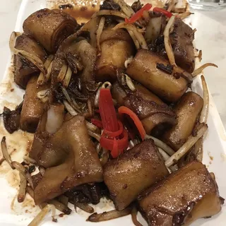 PF4. Pan Fried Rice Roll With XO Sauce