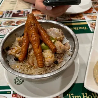 R2. Steamed Rice with Pork Spare Rib Chicken Feet