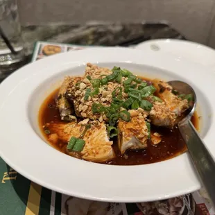 chicken in spicy sauce...that mala!  my favorite