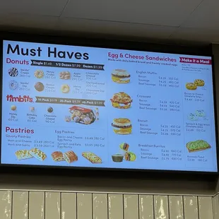 menu on 2/15/25