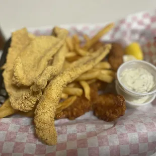 Catfish dinner
